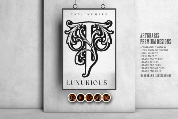 Download Sophistication Luxury T Lettering - Luxury Collection