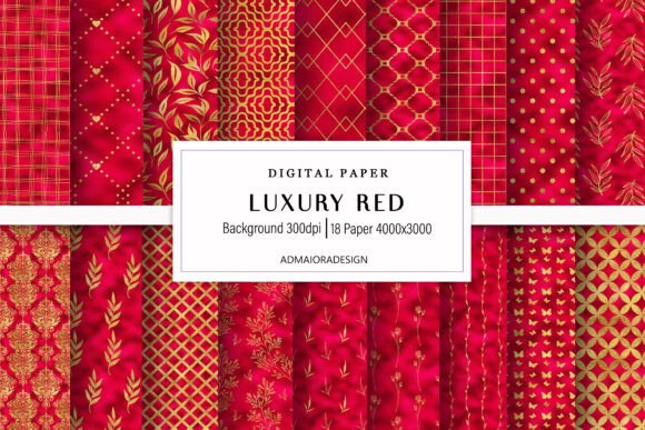Download Luxury Red Digital Paper - Premium Resources
