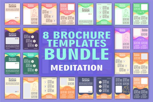 Download Meditation Class Brochure Template Set - Brochure Collection