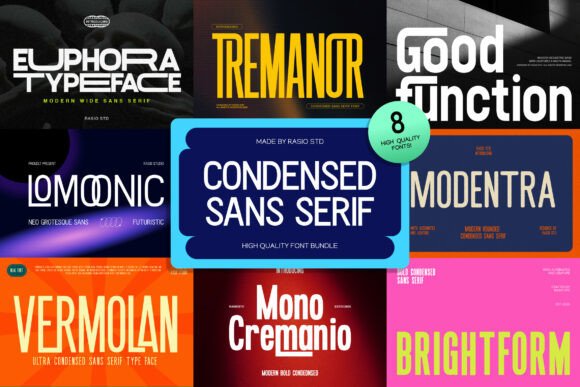 Download Condensed Sans Serif Bundle - Sans Collection